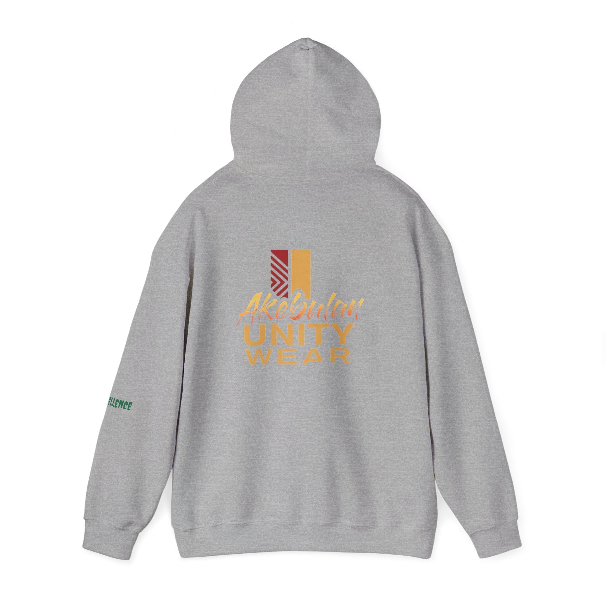 Melanin Excellence Graphic Pullover Hoodie. Unisex Heavy Blend™ Hooded Sweatshirt