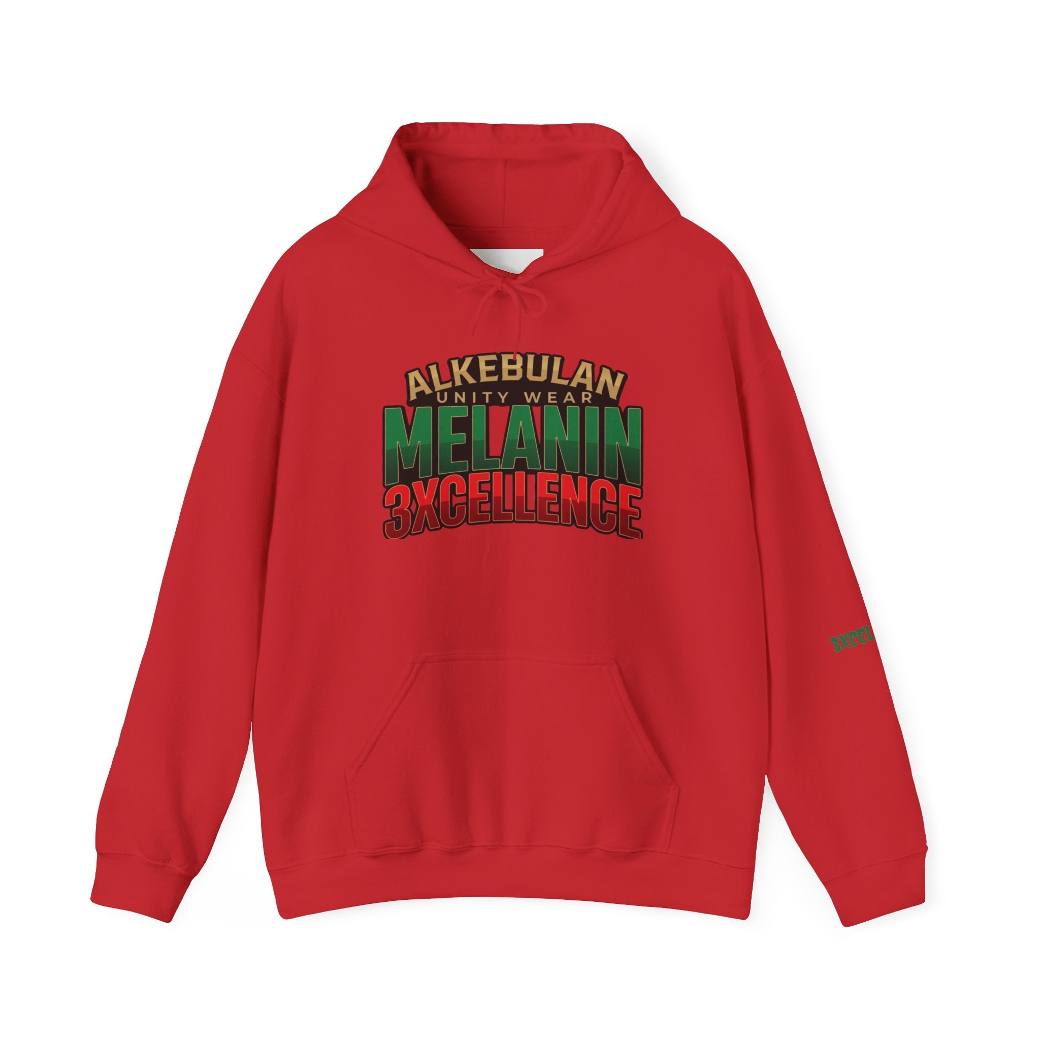 Melanin Excellence Graphic Pullover Hoodie. Unisex Heavy Blend™ Hooded Sweatshirt