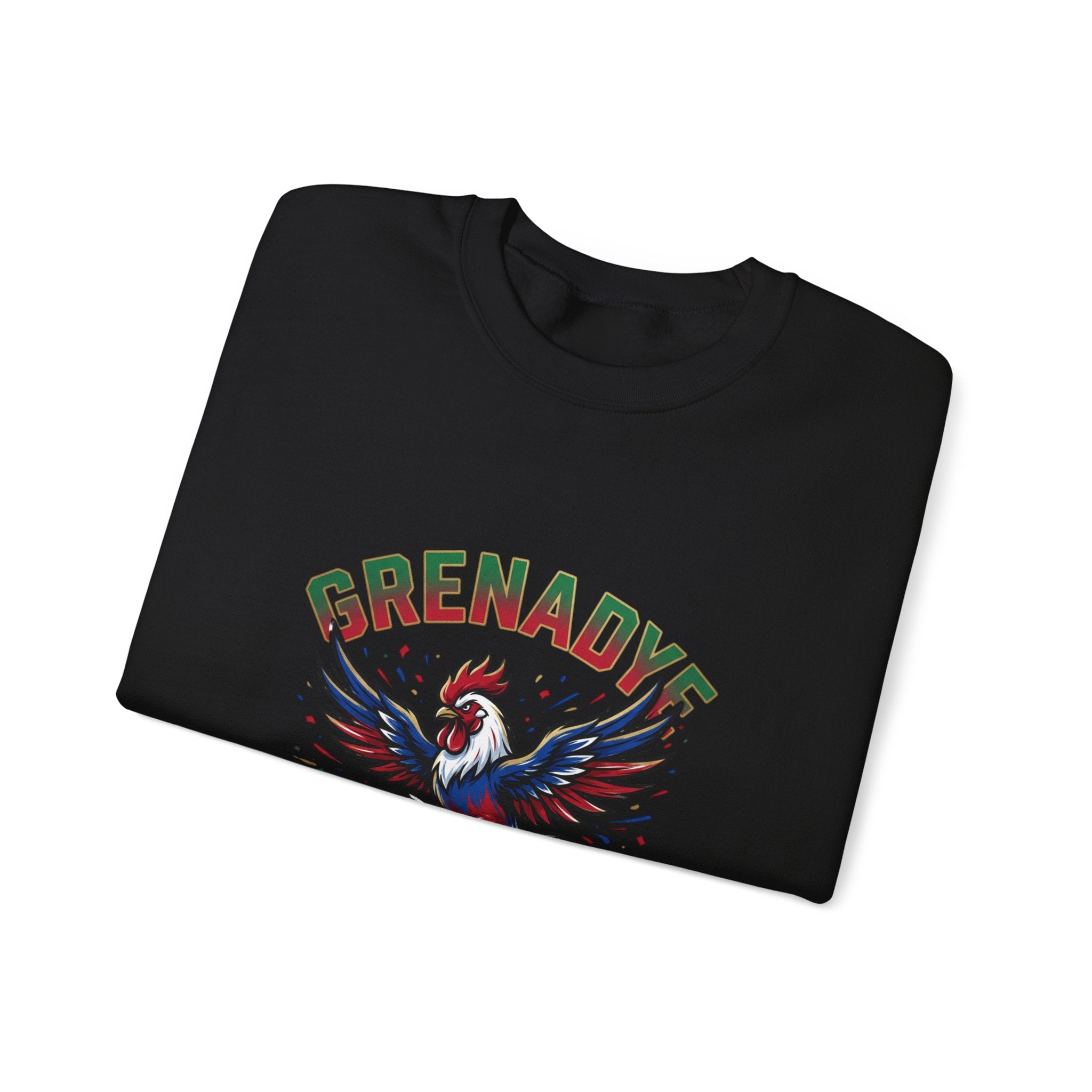 Grenadye Fútbol Rooster Crewneck Sweatshirt, Country Pride, Retro Soccer