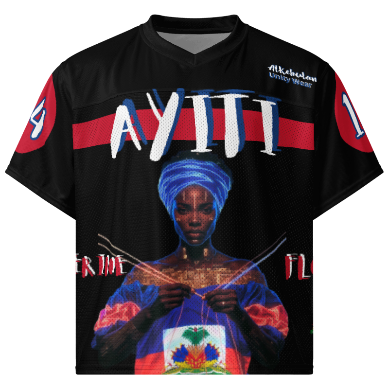Catherine Flon "Ayiti"  – Black jersey football jersey