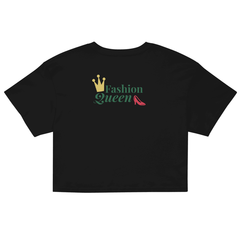 Melanin Excellence" fashion QUEEN  Women’s crop top