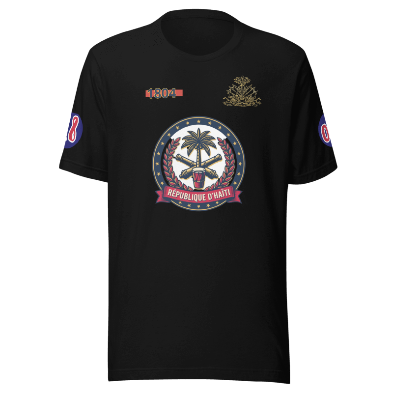 Haiti 1804 Independence Republic Emblem Graphic staple eco unisex Ayi_tee-shirt