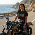 Melanin Excellence" fashion QUEEN  Women’s crop top